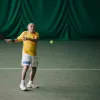 ​Перша ракетка України і найстаріший тенісист Європи зустрілися в товариському поєдинку