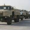 Знову українські вантажівки попрямували до далекої Африки