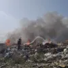 ​У Павлоградському районі знову горить сміттєвий полігон