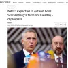 Столтенберг залишиться Генеральним секретарем НАТО ще на рік – Reuters