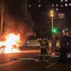 У Дніпрі згоріло дві автівки: одна зайнялася під час руху
