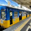 Солідарність з українськими залізничниками: у Японії курсує потяг в синьо-жовтих кольорах