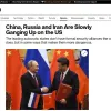 Китай, росія та Іран повільно об'єднуються проти США, — Bloomberg