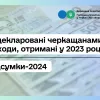 ​Підсумки задекларованих черкащанами доходів, отриманих у 2023 році