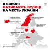 Російське вторгнення в Україну : У Європі вулиці та площі називають на честь українських героїв.  Російське вторгнення в Україну : У Європі вулиці та площі називають на честь українських героїв.