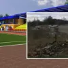 ​Гроші отримали, робота стоїть: відновлення стадіону на Житомирщині довірили фірмі, пов’язаній з "Мотор січ"
