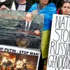 Українці провели акцію перед штаб-квартирою НАТО