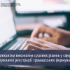 Механізм виконання судових рішень у сфері державної реєстрації громадських формувань Механізм виконання судових рішень у сфері державної реєстрації громадських формувань