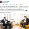 Європейська комісія готує висновок для Європейської ради за заявкою України до ЄС.