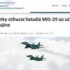 Словаччина вже передала Україні всі 13 запланоованих винищувачів МіГ-29, - МО Словаччини