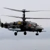 Українські військові сьогодні збили російський гелікоптер Ка-52, повідомили в Генштабі