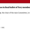 Відомі фіналісти у гонці за крісло прем'єр-міністра Британії, —  The Guardian Відомі фіналісти у гонці за крісло прем'єр-міністра Британії, —  The Guardian