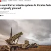 ​США поставлять Україні ЗРK «Patriot» раніше, ніж спочатку очікувалося, через скорочений час навчання ЗСУ, — CNN