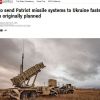 США поставлять Україні ЗРK «Patriot» раніше, ніж спочатку очікувалося, через скорочений час навчання ЗСУ, — CNN США поставлять Україні ЗРK «Patriot» раніше, ніж спочатку очікувалося, через скорочений час навчання ЗСУ, — CNN