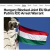 Угорщина заблокувала спільну заяву ЄС щодо ордера МКС на арешт путіна, — повідомляє Bloomberg Угорщина заблокувала спільну заяву ЄС щодо ордера МКС на арешт путіна, — повідомляє Bloomberg