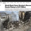  Україні для повоєнного відновлення та реконструкції необхідно щонайменше $411 млрд, — Bloomberg 