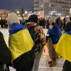 У Фінляндії в центрі міста Йоенсуу відбулася акція «Свічка миру» до роковин повномасштабного вторгнення РФ в Україну