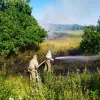 У Царичанському районі рятувальники тричі за день гасили загорання сухої трави