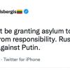 Міністр закордонних справ Литви Габріеліус Ландсбергіс заявив, що країна не надаватиме притулок тим, хто просто тікає від відповідальності Міністр закордонних справ Литви Габріеліус Ландсбергіс заявив, що країна не надаватиме притулок тим, хто просто тікає від відповідальності