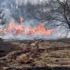 ​У Чорнобилі третій день триває пожежа: вогонь намагаються приборкати за допомогою авіації