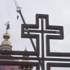 Підняття надбанних хрестів Свято-Андріївського собору
