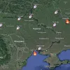 ​Сьогоднішній ракетний удар по Україні на карті