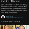 ​путін погрожував Джонсону напередодні вторгнення до України