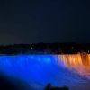 Водоспад Ніагара підсвітили кольорами прапора України Водоспад Ніагара підсвітили кольорами прапора України