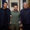 Володимир Зеленський зустрівся з американським актором Мішею Коллінзом Володимир Зеленський зустрівся з американським актором Мішею Коллінзом
