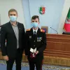 ​17-річний ліцеїст Саша Гаркуша, який врятував життя п’ятьох дітей, отримав орден «За мужність»