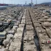 ​Тисячі військових машин США прибувають до Європи в рамках військової допомоги Україні