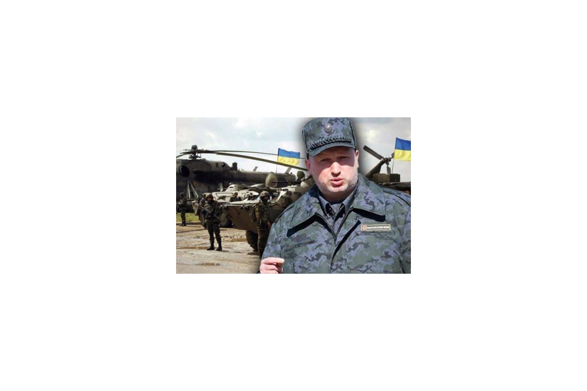 Турчинов прибув у зону запеклих боїв на Світлодарській дузі Турчинов прибув у зону запеклих боїв на Світлодарській дузі