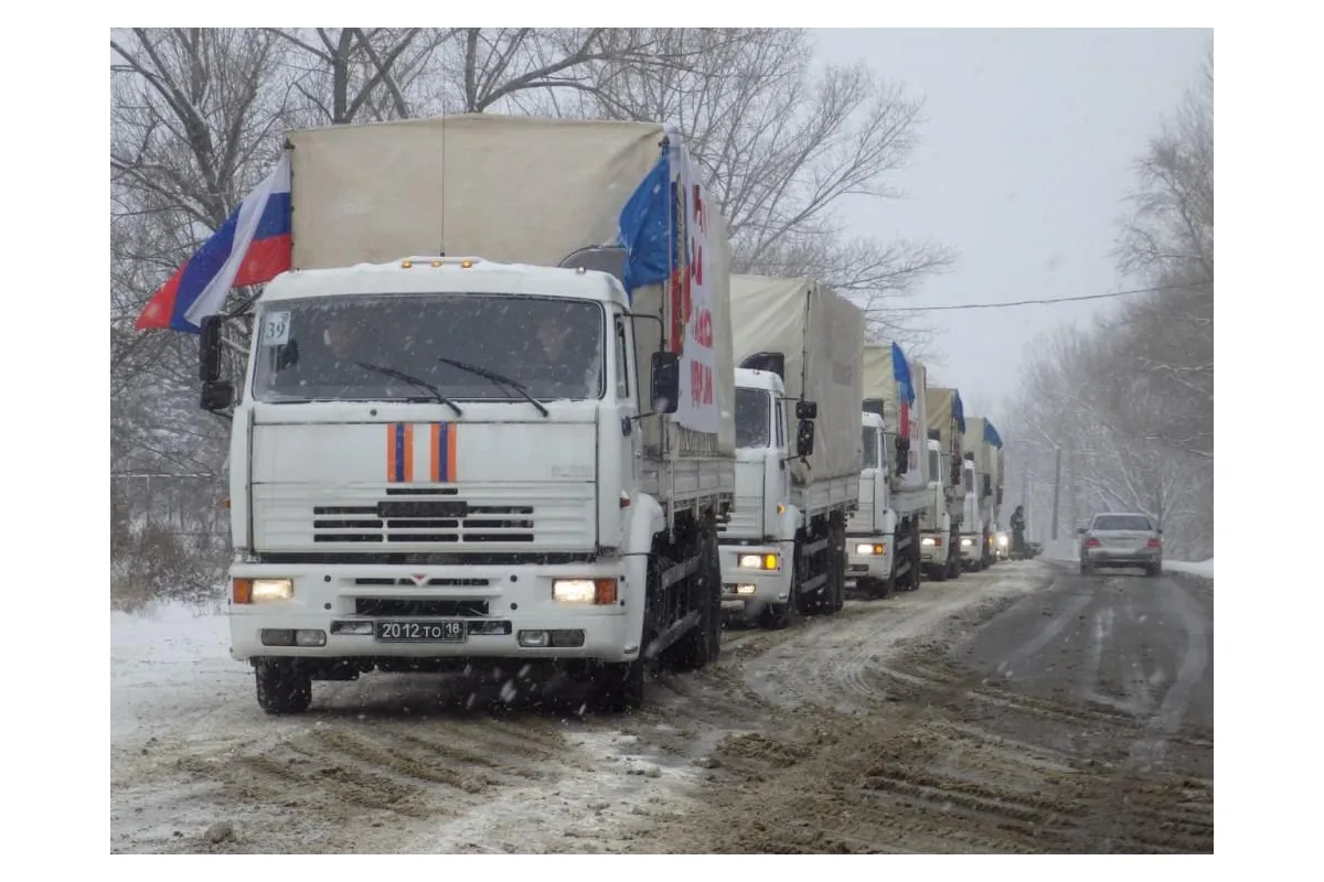 До України прямують вантажівки російського «гумконвою»