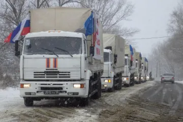 ​До України прямують вантажівки російського «гумконвою»