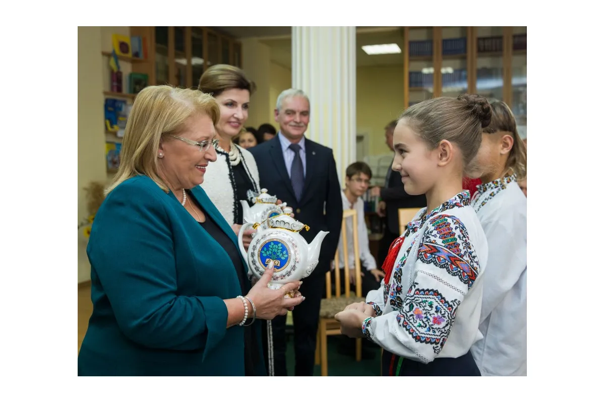 Дружина Президента України та Президент Республіки Мальта відвідали київську школу
