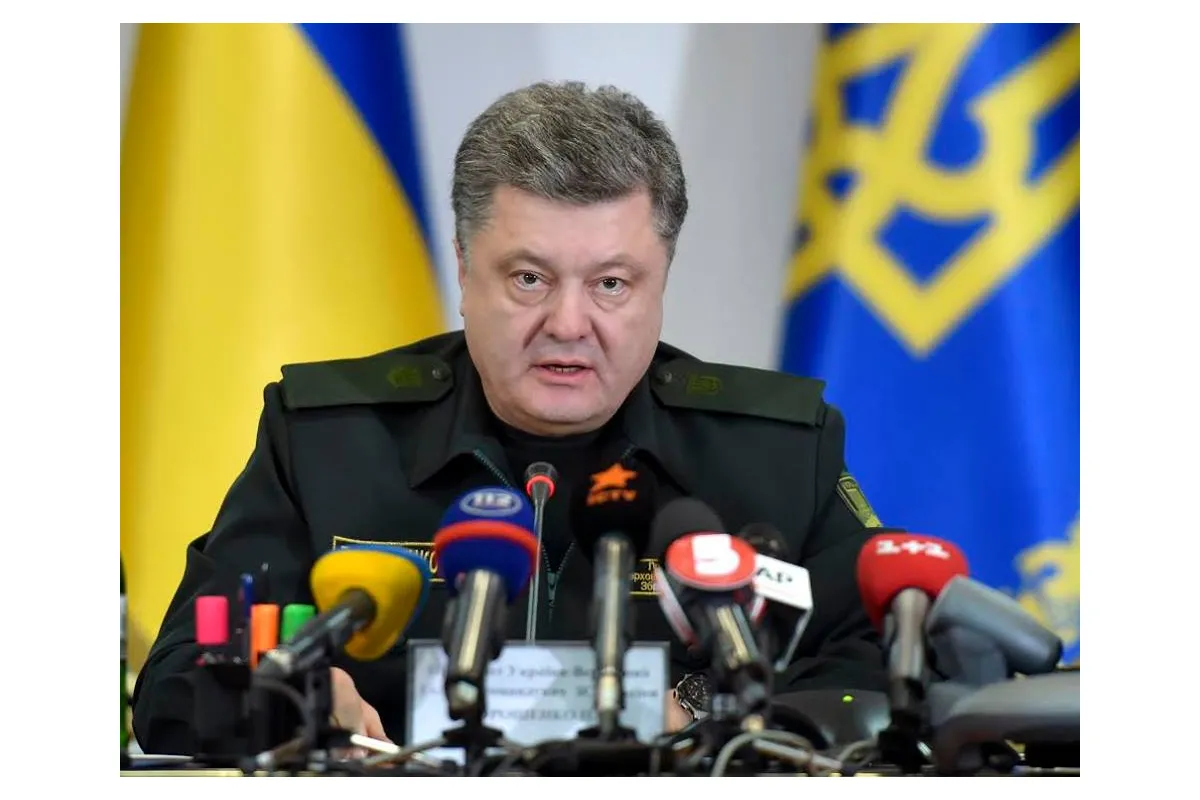 Петро Порошенко оголосив про припинення вогню з 00:00 15 лютого