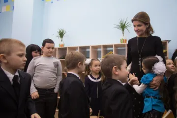 ​У Запоріжжі Марина Порошенко відкрила першу Медіатеку