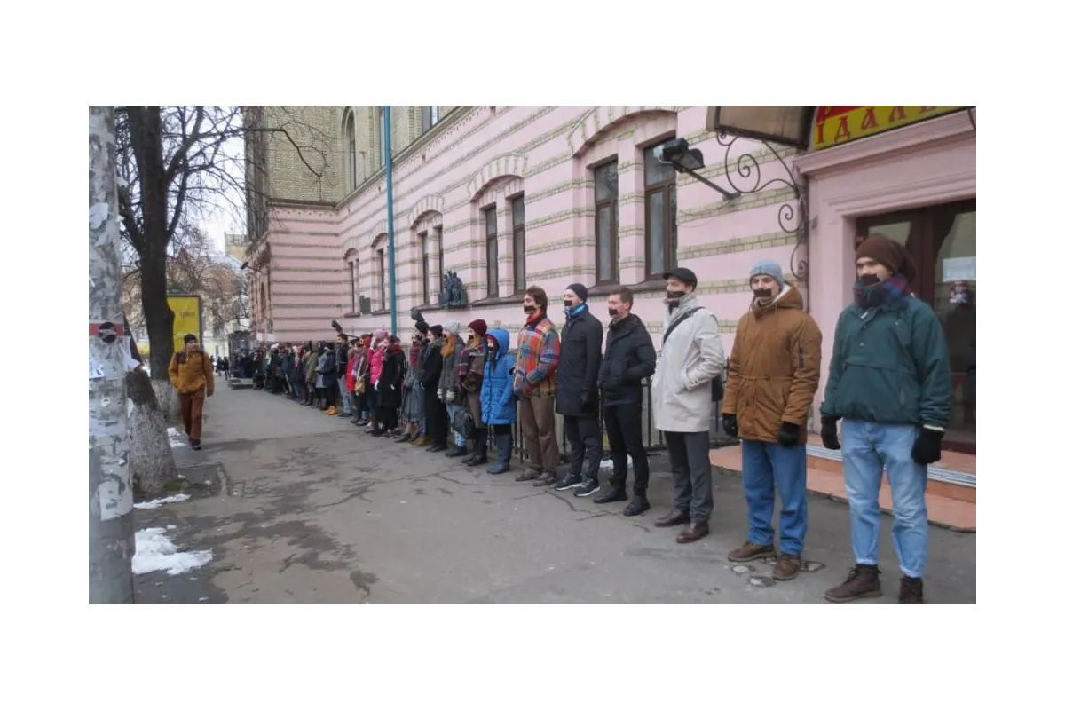 Студенти у Києві організували «мовчазний» протест
