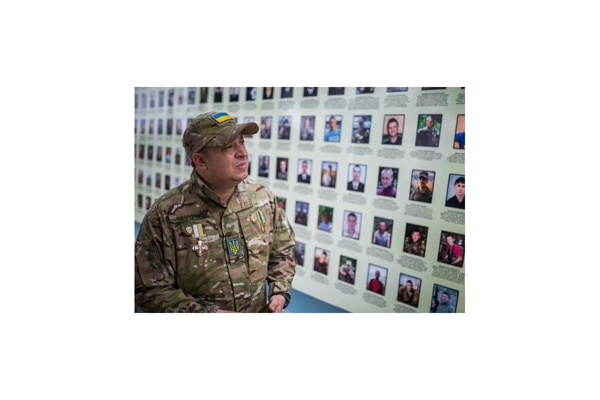 Стіна пам’яті воїнам АТО з’явилася у Києві Стіна пам’яті воїнам АТО з’явилася у Києві