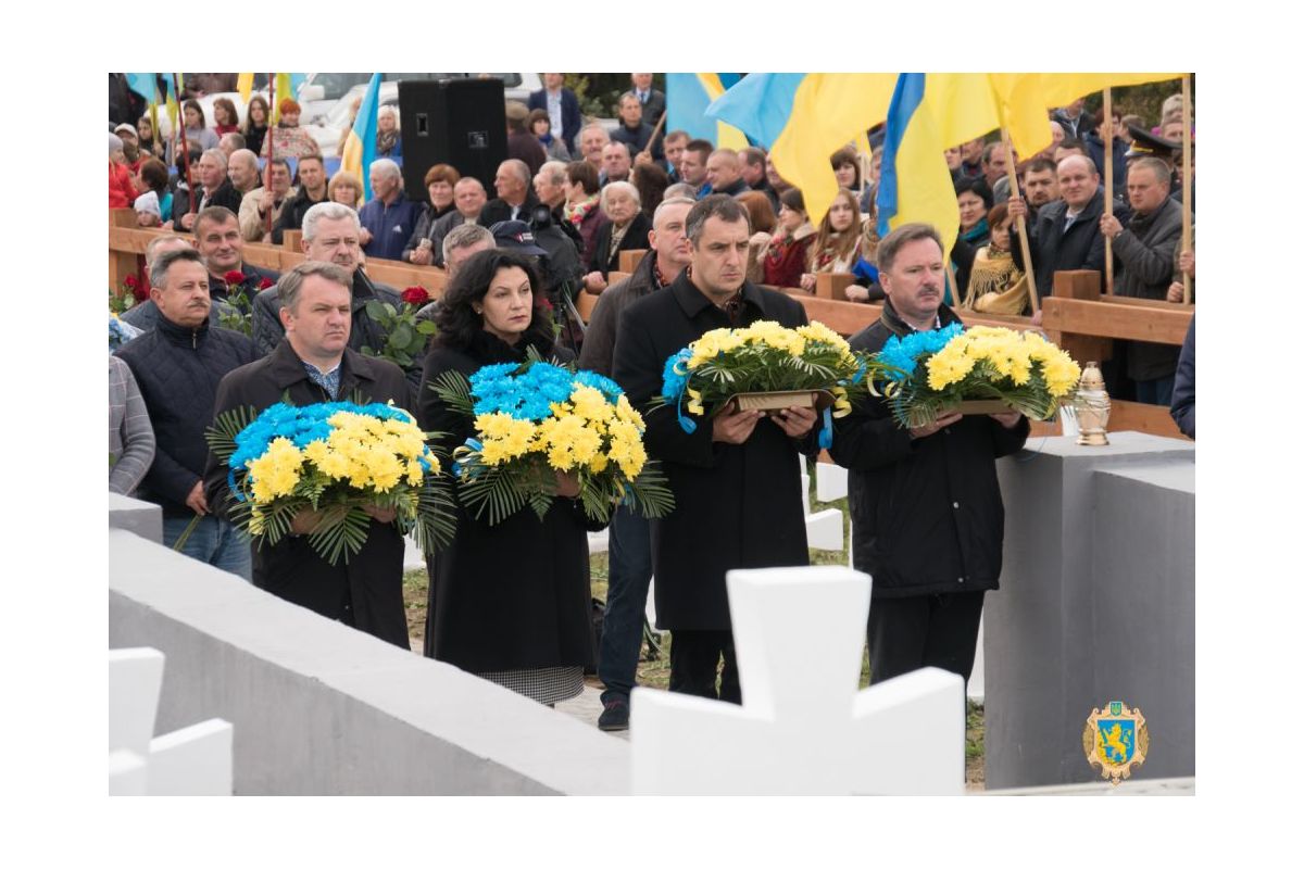 На Львівщині відкрили Меморіальний комплекс полеглим січовикам Карпатської України На Львівщині відкрили Меморіальний комплекс полеглим січовикам Карпатської України