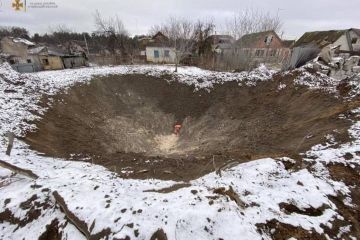 У Калинівці, в Київській області, в результаті бомбардування повністю знищено житловий будинок У Калинівці, в Київській області, в результаті бомбардування повністю знищено житловий будинок