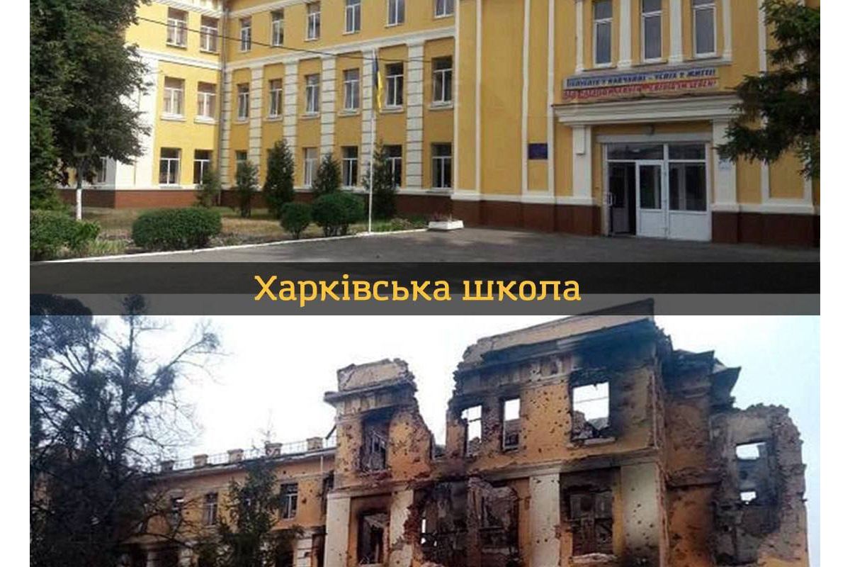 Російські війська пошкодили 2,4 тис. навчальних закладів із початку повномасштабної війни в Україні 24 лютого, з них 270 зруйновано повністю Російські війська пошкодили 2,4 тис. навчальних закладів із початку повномасштабної війни в Україні 24 лютого, з них 270 зруйновано повністю