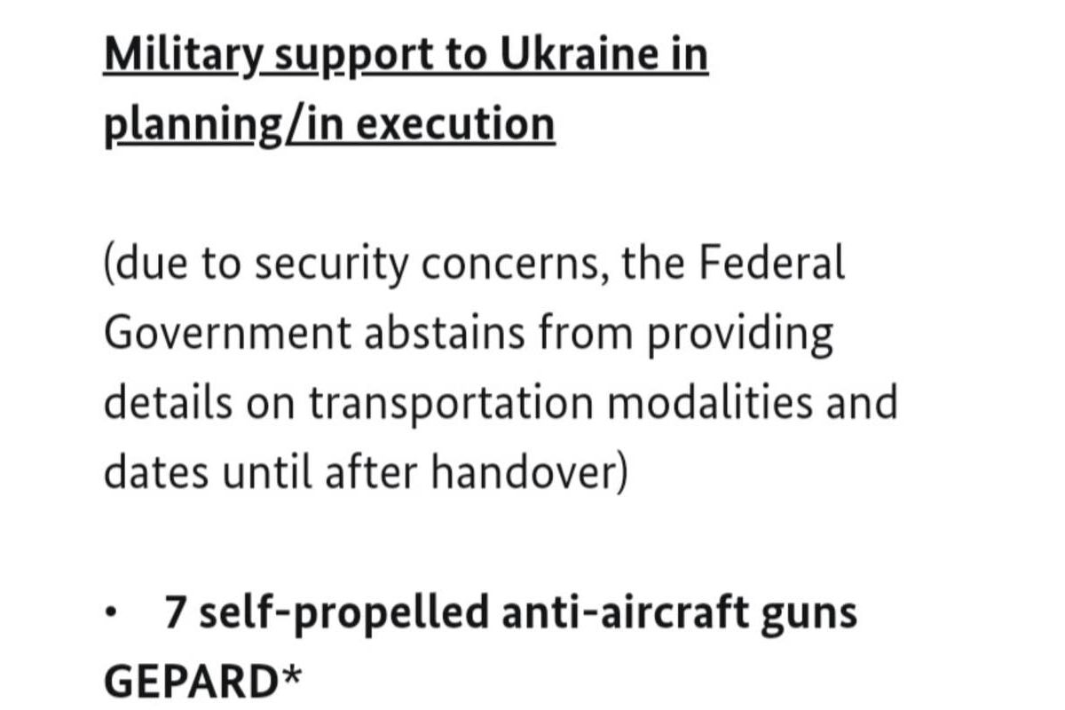 Німеччина передає Україні новий пакет допомоги Німеччина передає Україні новий пакет допомоги