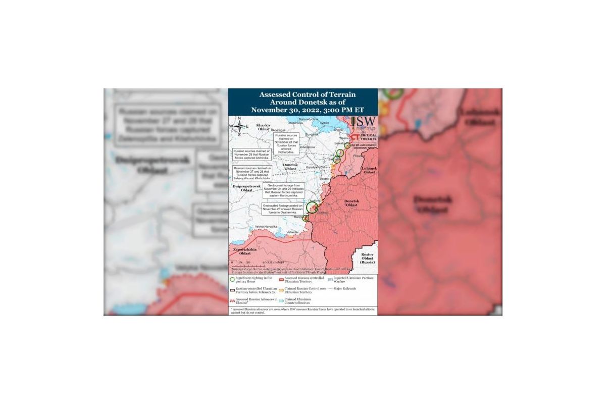 Бахмут став пасткою для окупантів, - ISW Бахмут став пасткою для окупантів, - ISW