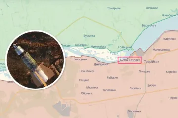 ​Стерли в пил: кадри знищення російського блокпосту на лівобережжі Херсонщини з дрона