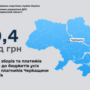 Завдяки платникам Черкащини зведений бюджет поповнився на 30,4 млрд грн за підсумками минулого року Завдяки платникам Черкащини зведений бюджет поповнився на 30,4 млрд грн за підсумками минулого року