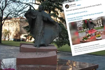 ​У Лодзі осквернили пам'ятник Папи Римського Івана Павла ІІ