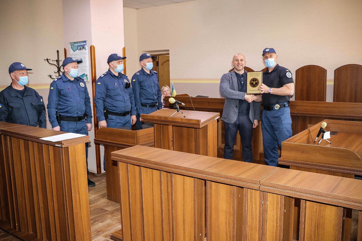 На Львівщині вже тридцять чотири об’єкти судової влади перебувають під охороною Служби судової охорони На Львівщині вже тридцять чотири об’єкти судової влади перебувають під охороною Служби судової охорони