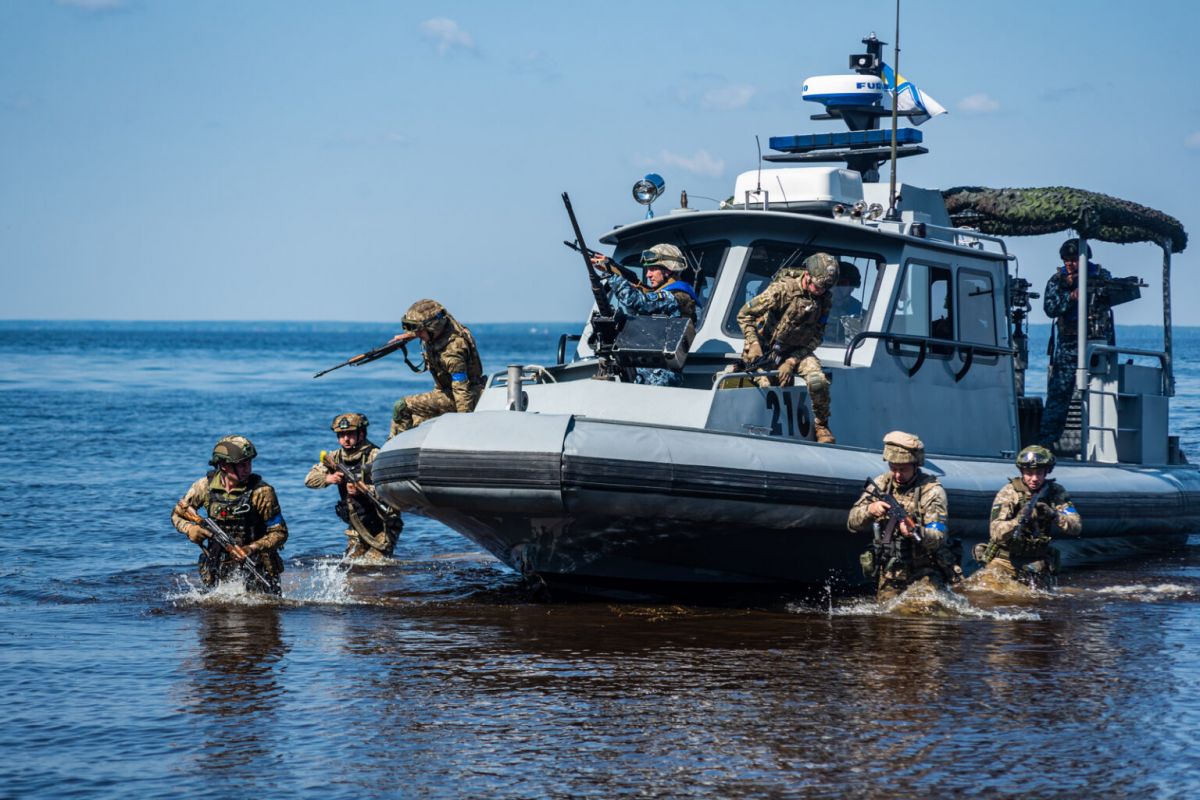 Підрозділи ВМСУ на Київському морі навчилися відбивати ворожі диверсійні групи Підрозділи ВМСУ на Київському морі навчилися відбивати ворожі диверсійні групи
