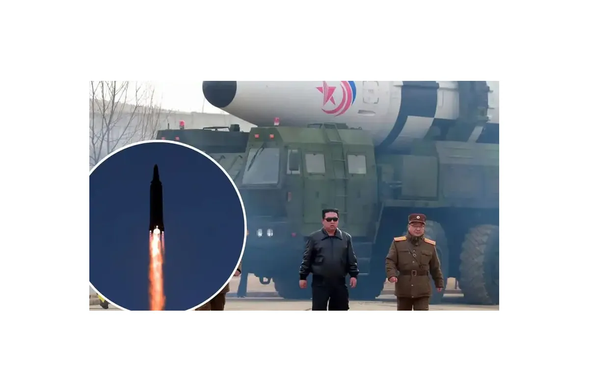 КНДР вперше запустила ракету через морський кордон Південної Кореї